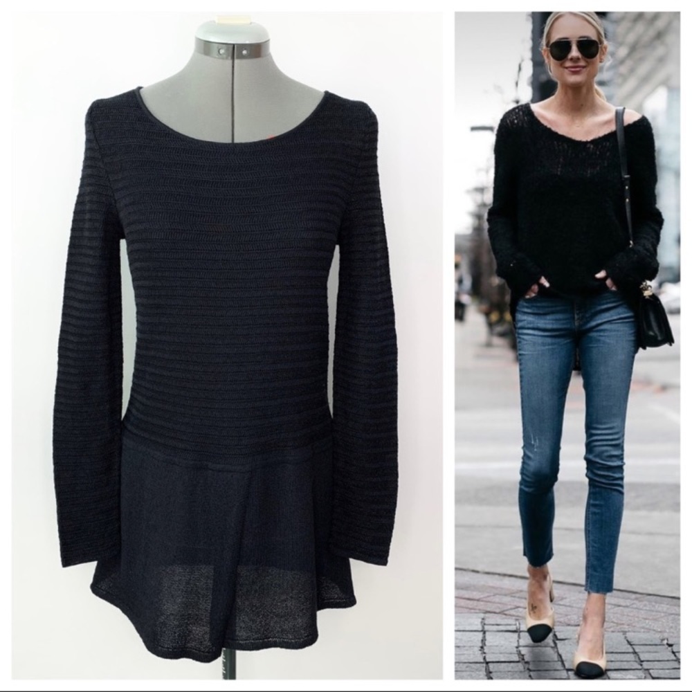 Elegant Black Women's Sweater
